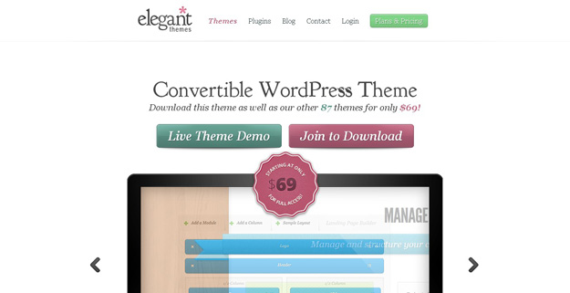 Convertible WordPress Theme