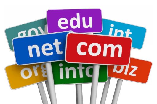 choose between personal and domain name